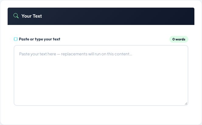 Screenshot of the free Free Find & Replace Tool tool on AZRS QuickFix