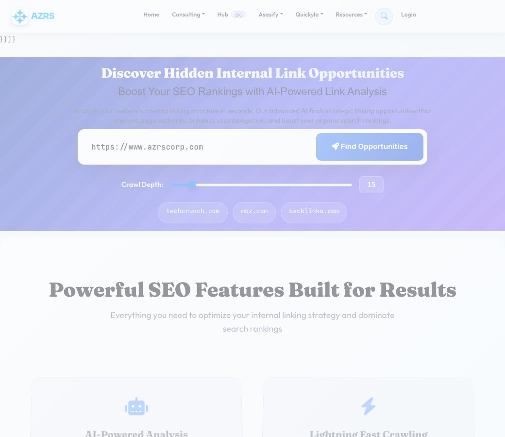 Step 2 — Internal Link Finder — Discover Hidden Linking Opportunities result